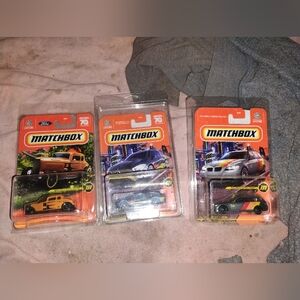 Matchbox Super Chase Collection BMW FORD MERCEDES With Protectors